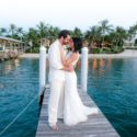 Wedding photo of couple
